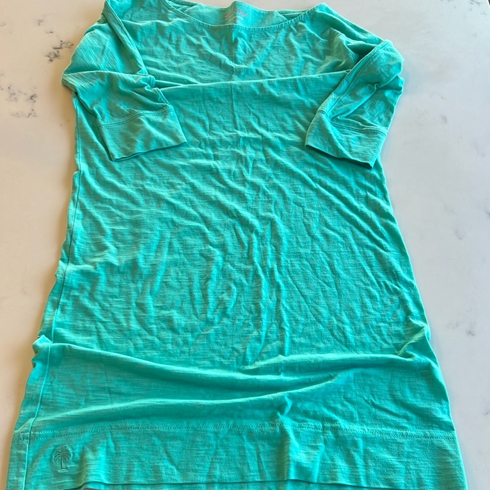 Lilly Pulitzer Cotton Boatneck Mini Dress